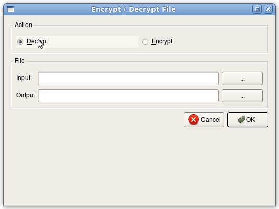 decrypt a file