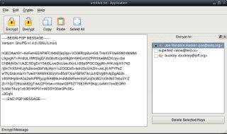 gpg4usb-svn encrypting Message (Linux)